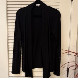 Splendid Black open front Women's Sweater